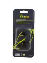 Glasclips Växthus Svart 20-pack Vitavia